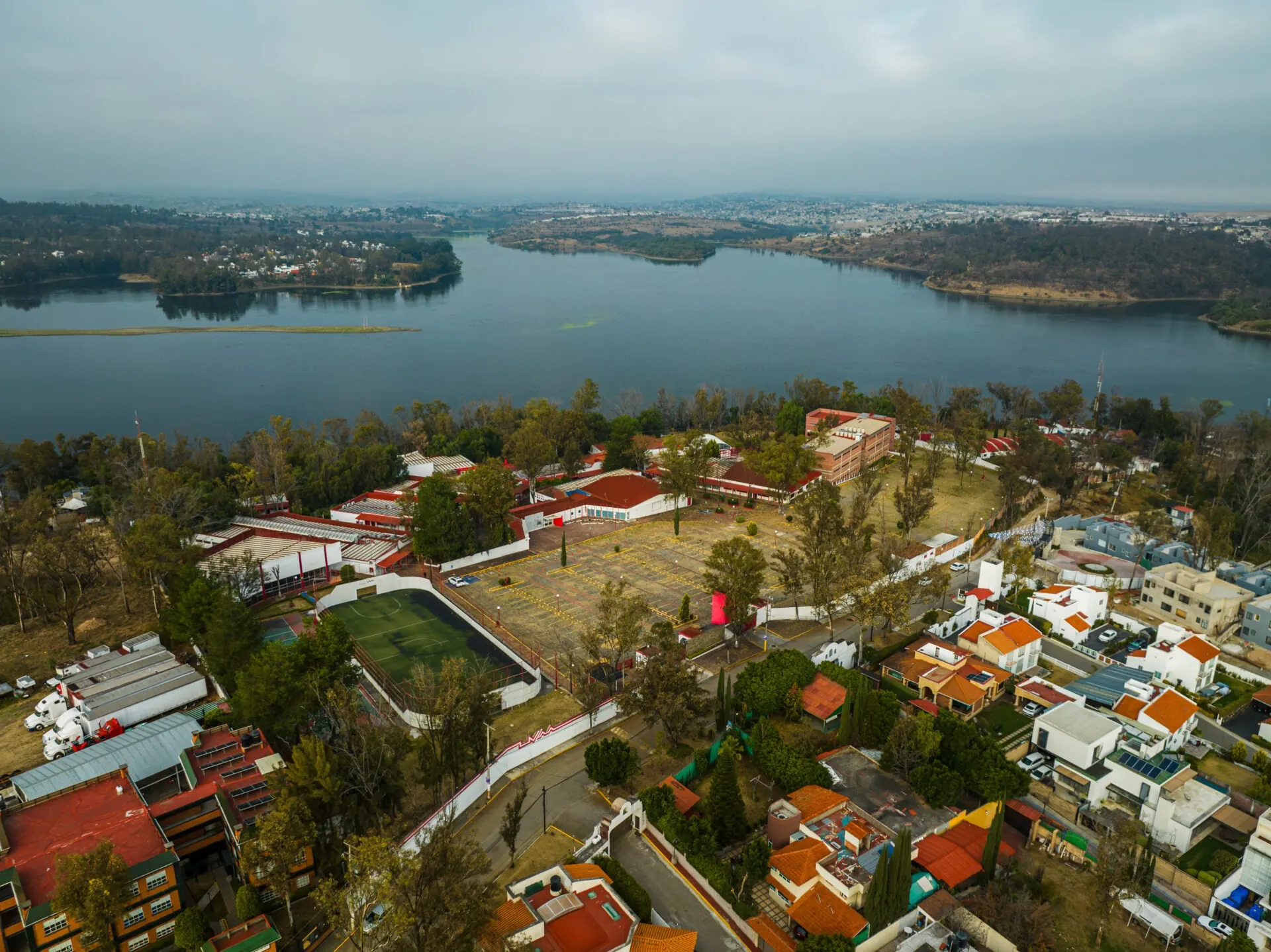 Vista del Lago de Guadalupe